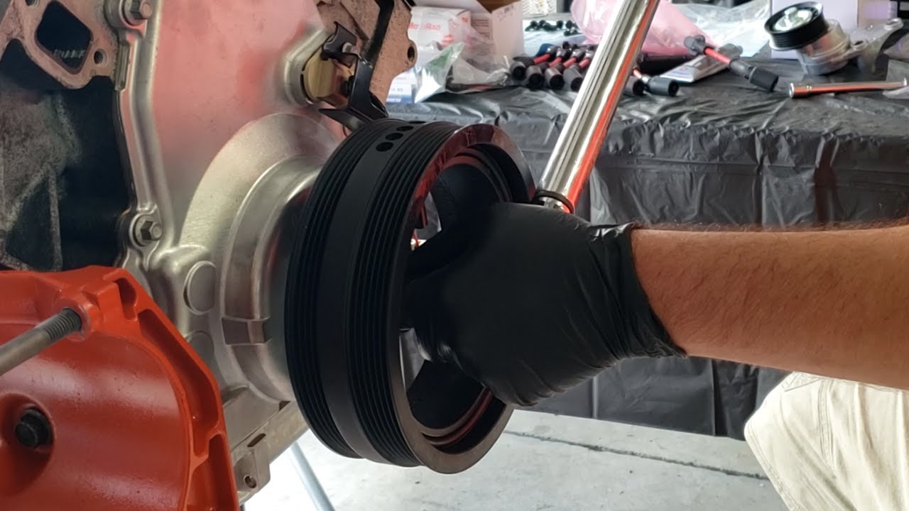 Episode 47: Final Assembly - Harmonic Balancer Install on my 5.3L LC9 engine rebuild