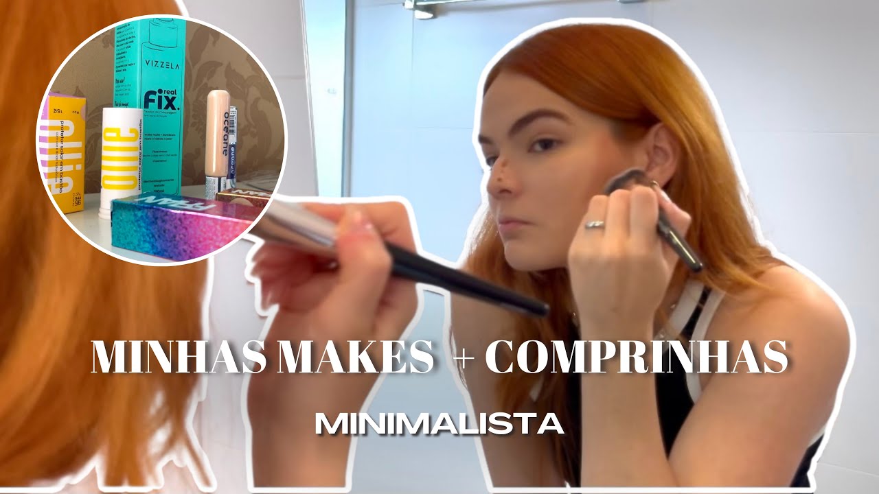 TOUR PELAS MINHAS MAKES - MINIMALIST GIRL 🤍✨#comprinhas #makes #cleangirl