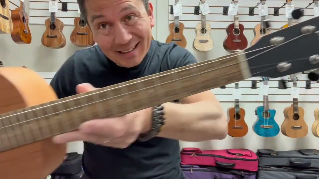 Pono Kalele MB-K Mahogany Baritone Ukulele Demo/Review at Aloha City Ukes