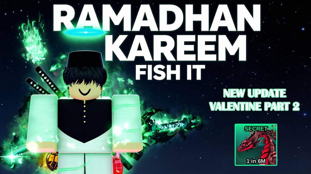 DAY 9 RAMADHAN MABAR FREE X8 | GIVEAWAY 25K SUBSCRIBE 10 SECRET #roblox #fishit