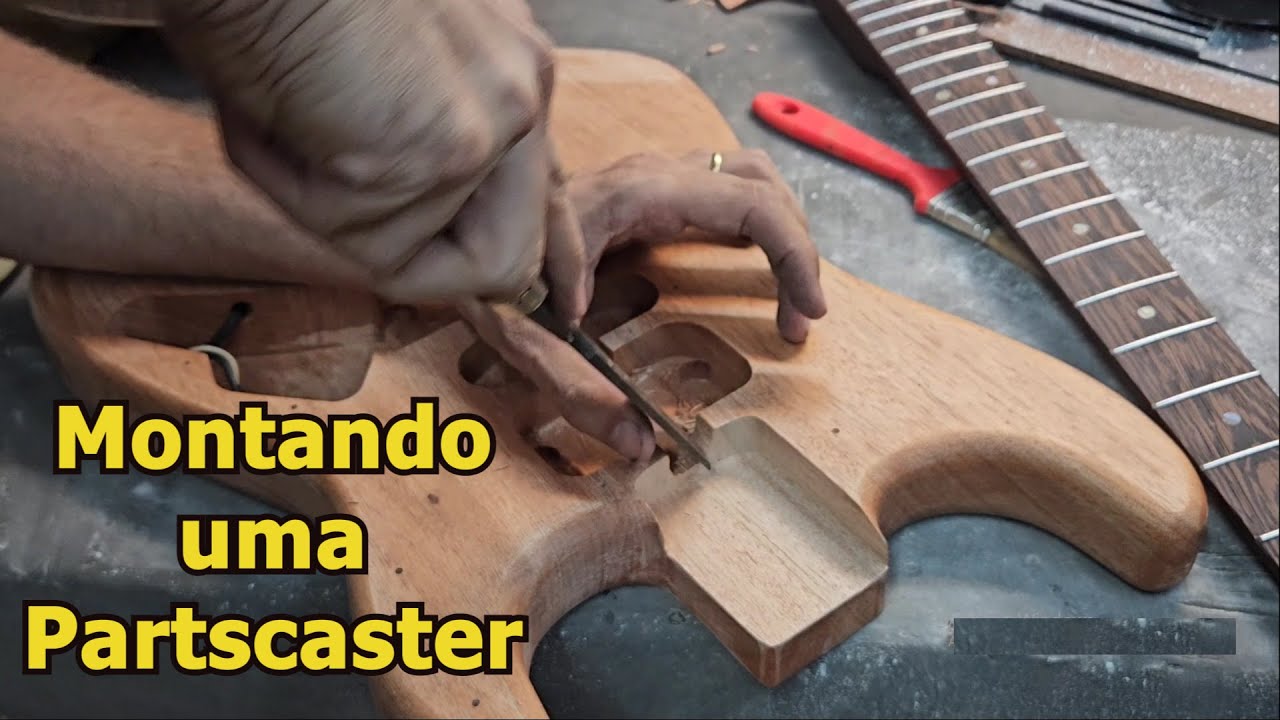Montando uma Partscarter: Corpo/Braço China + Pintura Nitro + Caps Fender+Ferragens Gotoh! Brunelli