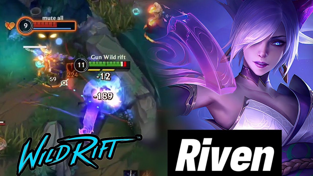 Wild rift Riven vs Darius baron lane season 12