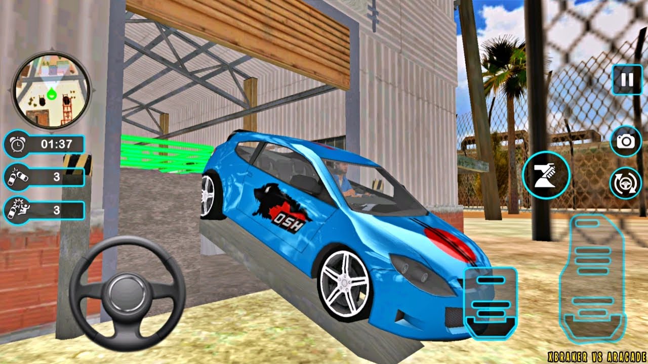 Car Wash Garage Service Workshop - Blue Small City Car Modern Auto Wash -  Best Android Gameplay