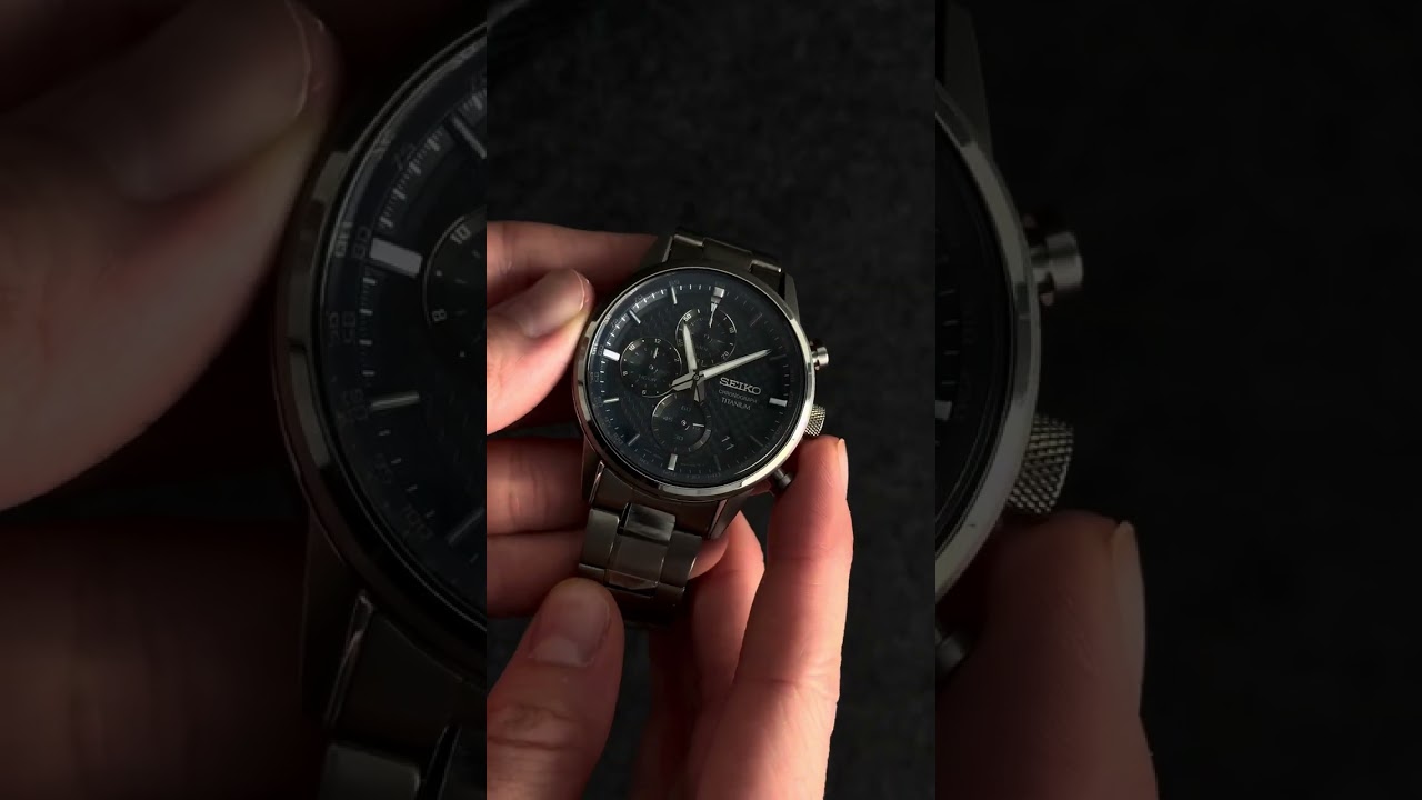 Light on the wrist. Serious on detail - Seiko SSB387P