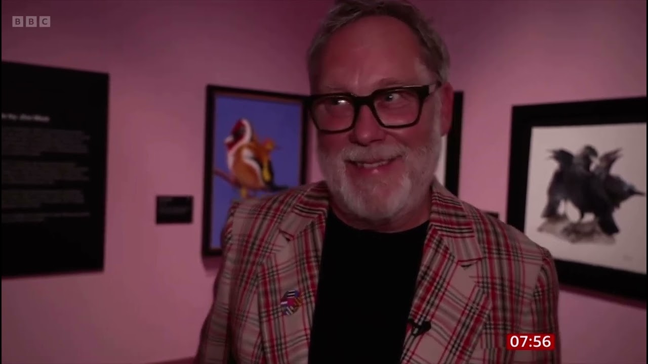Jim Moir aka Vic Reeves&rsquo; Art Exhibition | BBC Breakfast News 16.05.25