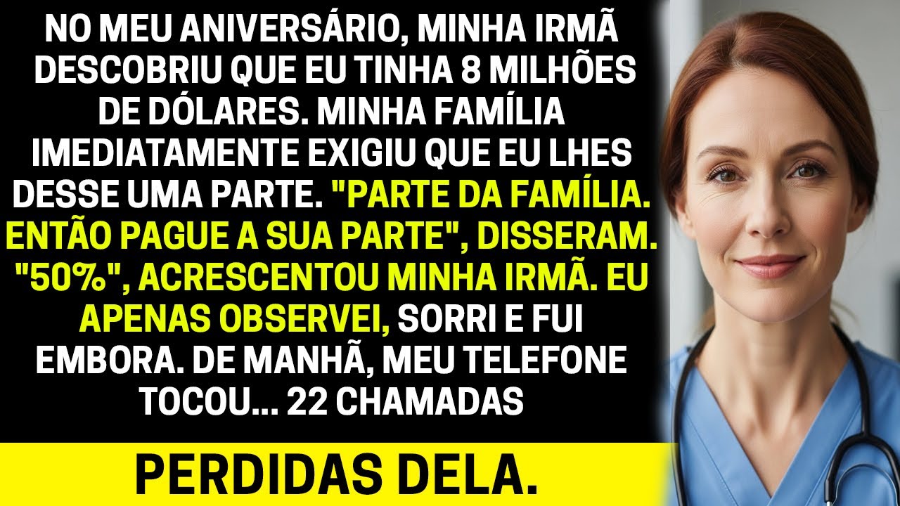Eles descobriram meus US$8 milhões escondidos… e exigiram dinheiro na mesma hora