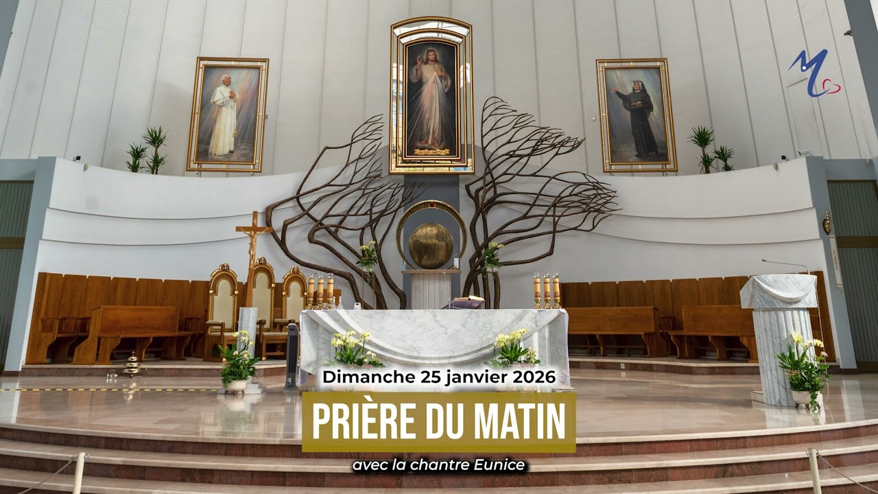 Prière du matin du dimanche 25 janvier 2026 avec la chantre Eunice