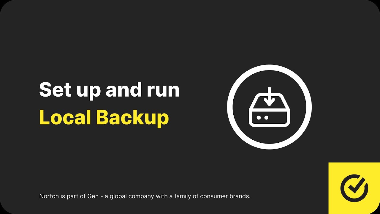 Set up Local Backup