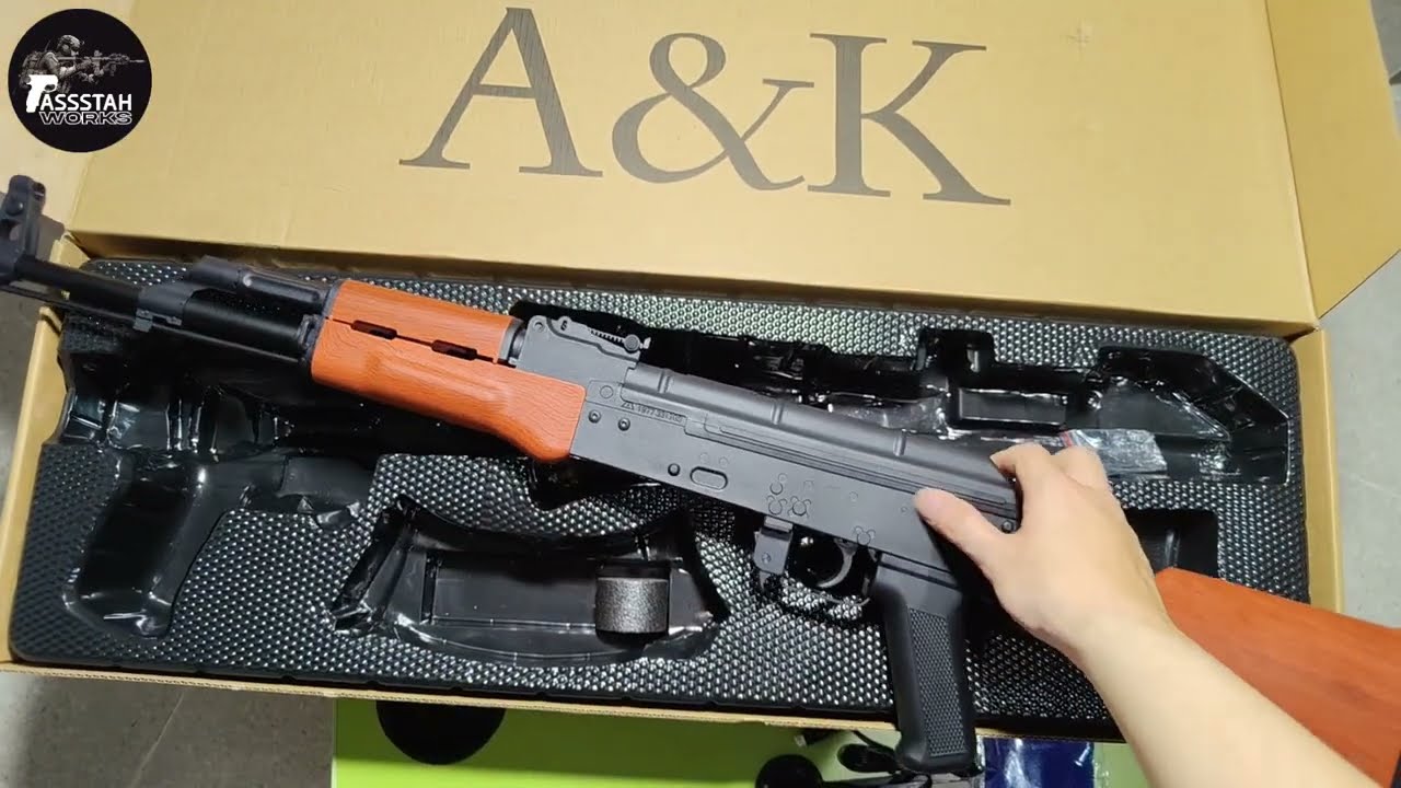 Rattlesnake A&K AKM Blowback Gel Blaster Unboxing