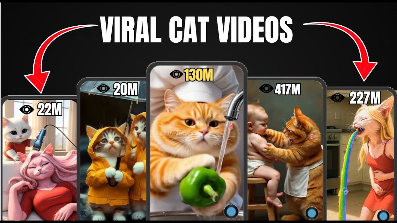“How to Make Viral AI Cat Videos (100% Free!)”