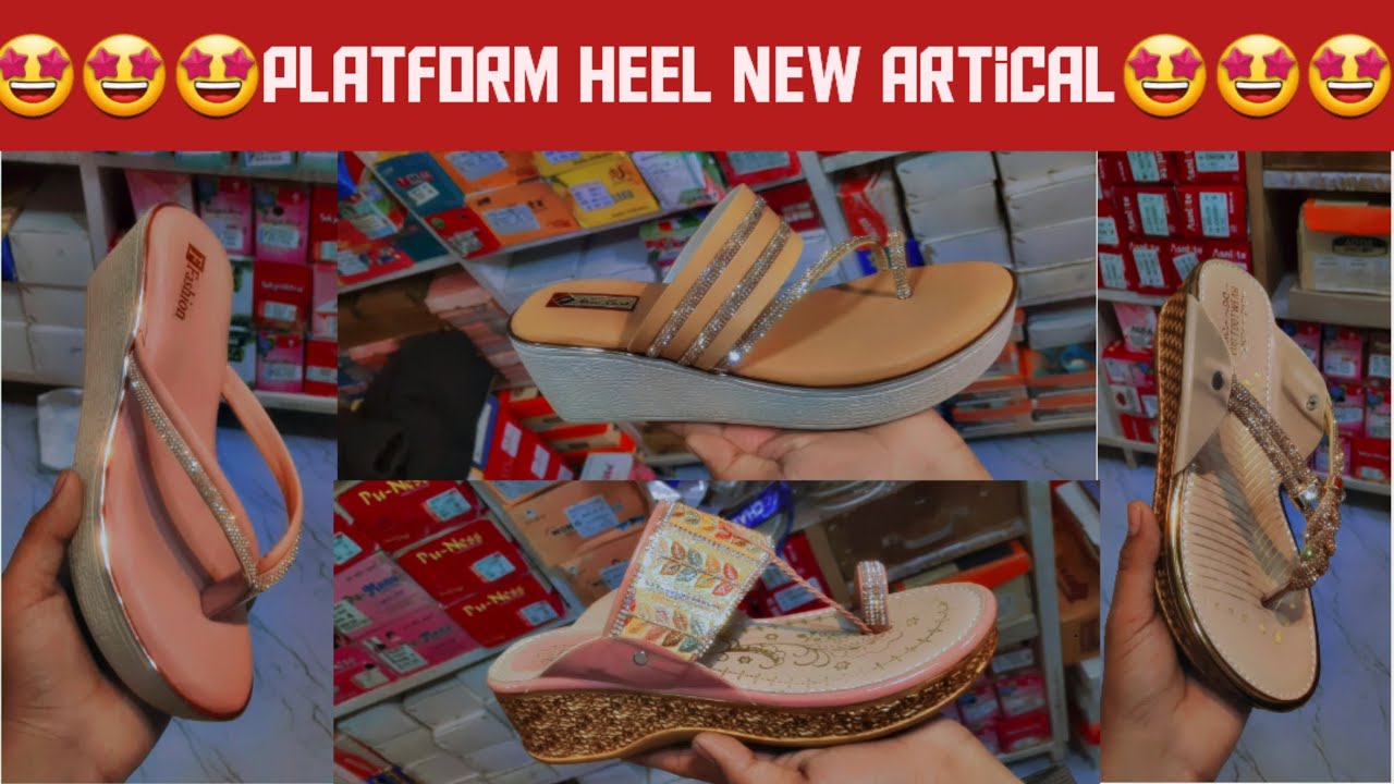 Platform heel new artical 😍 🤩  ladies footwear 🥿