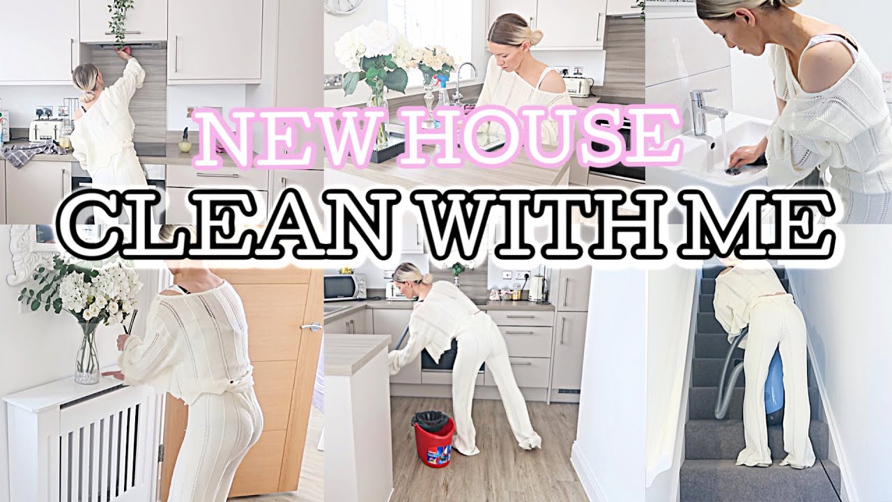 NEW HOUSE CLEAN WITH ME // CLEANING MOTIVATION // ALL DAY CLEANING