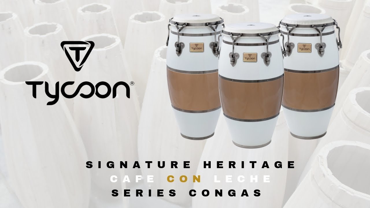 Signature Heritage Caf&eacute; Con Leche Series Congas - Demonstration by Kalani Das, Tycoon Artist