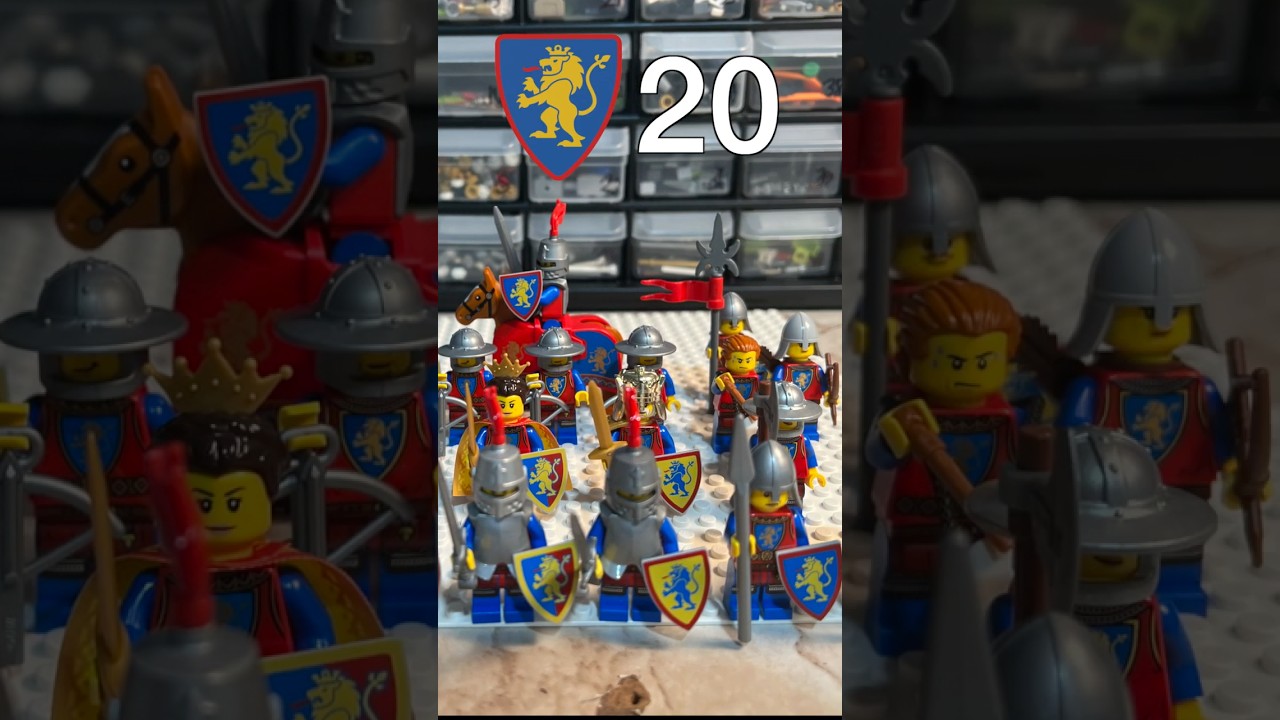 Lego Castle Army Building - Lion Knights 