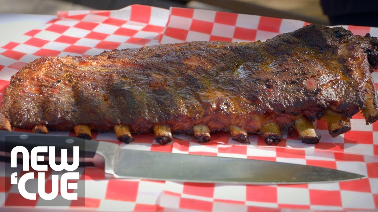 New 'Cue: Peach Mustard Barbecue Ribs from B's Cracklin' | New ‘Cue | Food Network