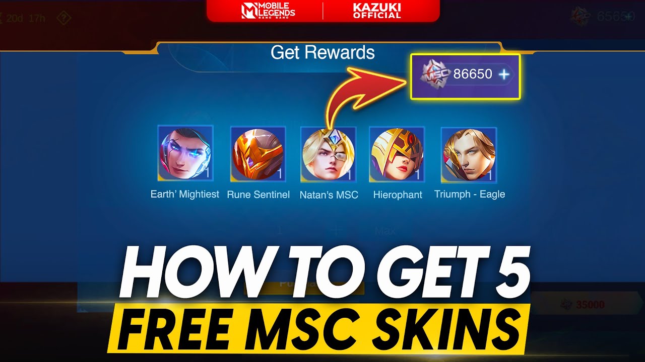 HOW TO GET 5 MSC SKINS INCLUDING NATAN MSC FROM THE MSC EVENT 2025