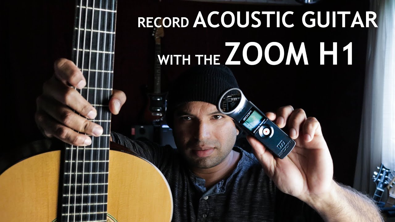 How to Record Acoustic Guitar with Zoom H1 | Mic Placement & Home Recording Tips