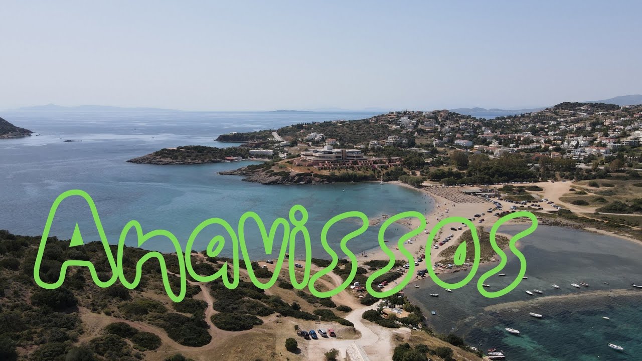 Anavissos beach/Saronikos sea/Attica/Greece/dji aerial shots/FHD/&Pi;&alpha;&rho;&alpha;&lambda;ί&alpha; &Alpha;&nu;&alpha;&beta;ύ&sigma;&sigma;&omicron;&upsilon;