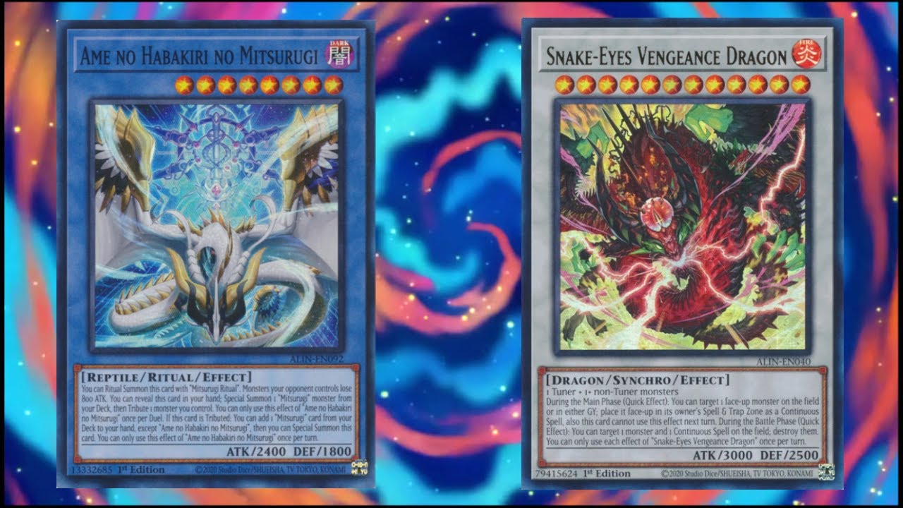 Yugioh - Mitsurugi Snake-Eyes 1 Card Combo Showcase