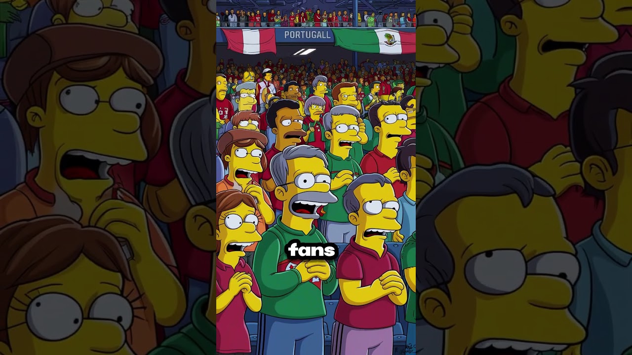 Mexico Vs Portugal By Simpsons. Who Will Win In The Coming World Cup Final? #worldcup#simpsons