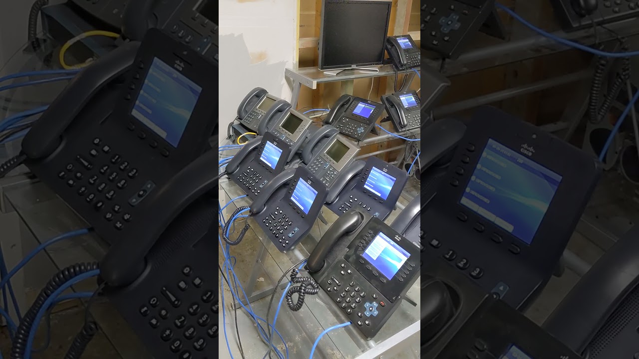 10 телефонов Cisco VoIP звонят одновременно на 3CX/Asterisk