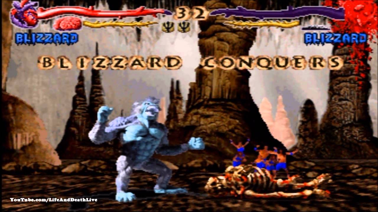 Primal Rage *All Fatalities/Finishers* (HD)