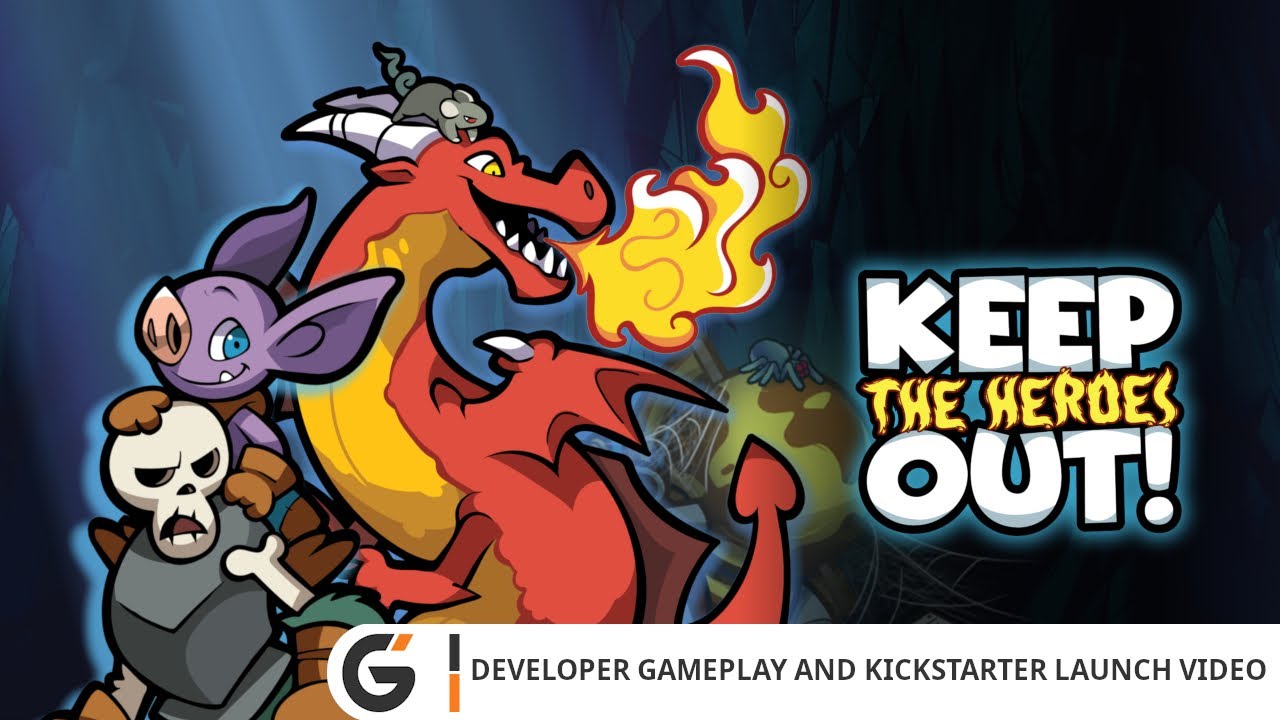 Keep The Heroes Out! - Developer Gameplay and Kickstarter Launch video
