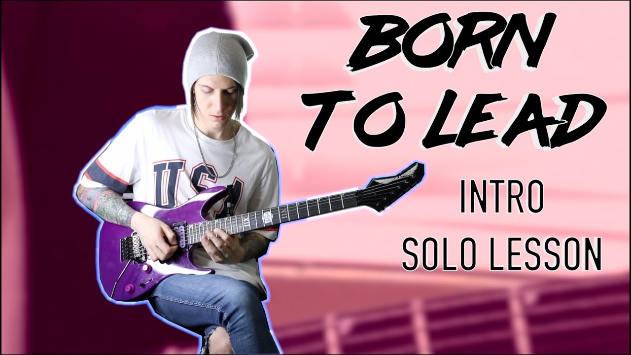 Born to lead Intro Solo Guitar  Lesson | Falling In Reverse | Jacky Vincent |