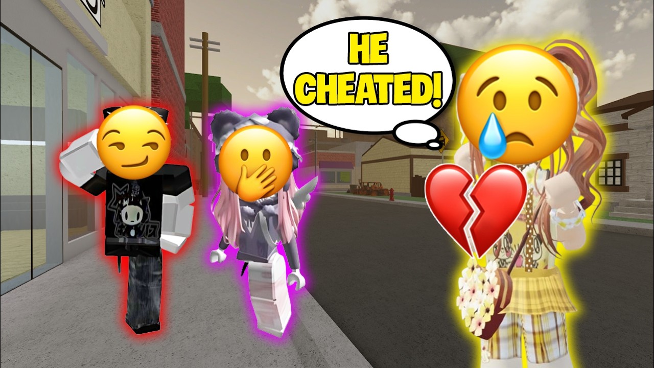 I CAUGHT MY BOYFRIEND CHEATING IN ROBLOX #roblox #robloxstory