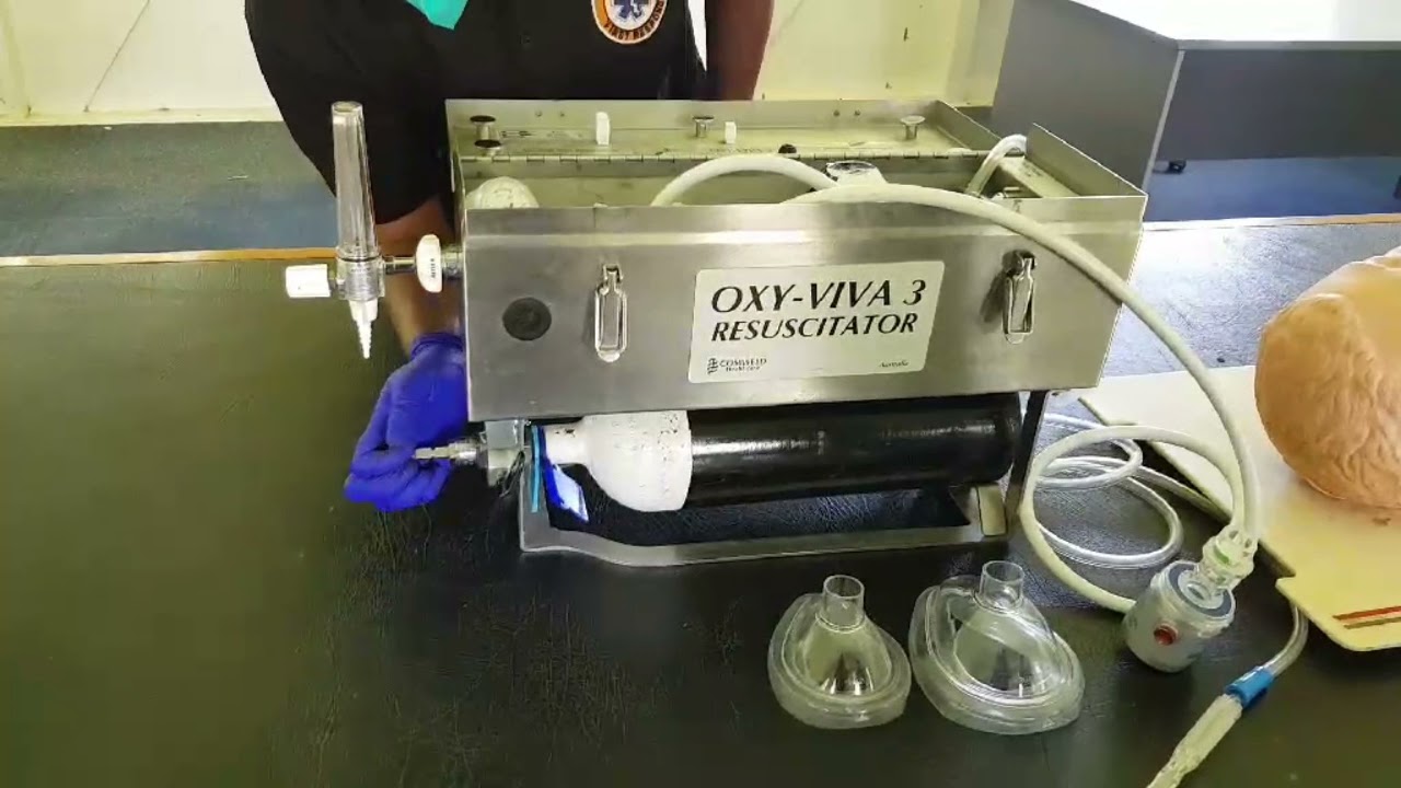 How to use the oxygen demand valve resuscitator on a spontaneously breathing patient