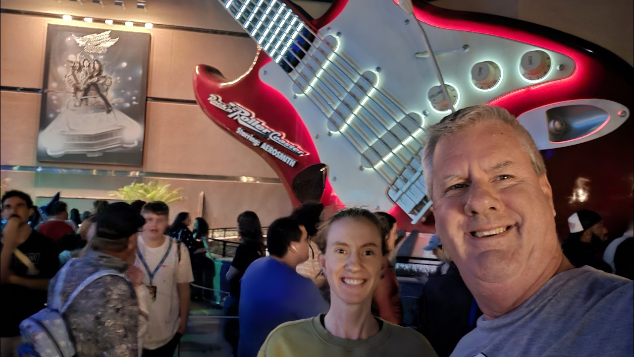 The last Rockin Roller coaster was a party!