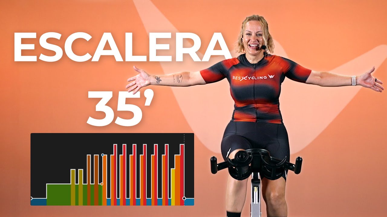 Clase completa ciclo indoor interválica de 35 minutos