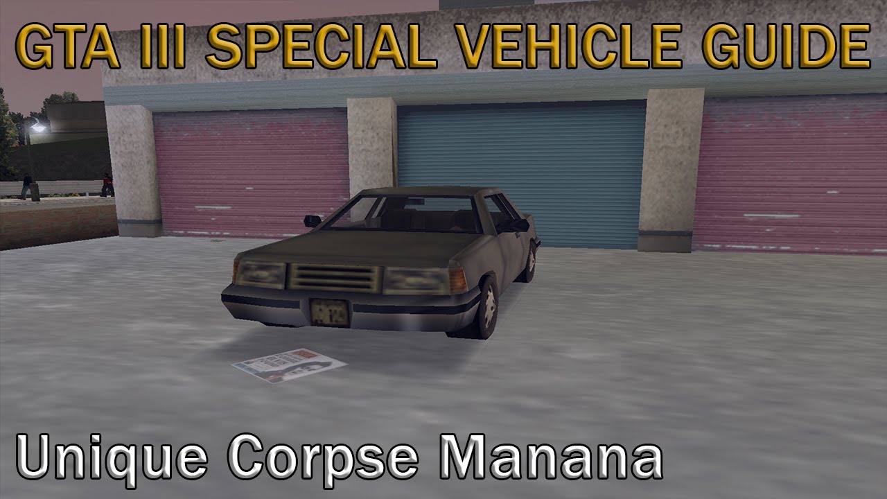 GTA III Special Vehicles: Unique 