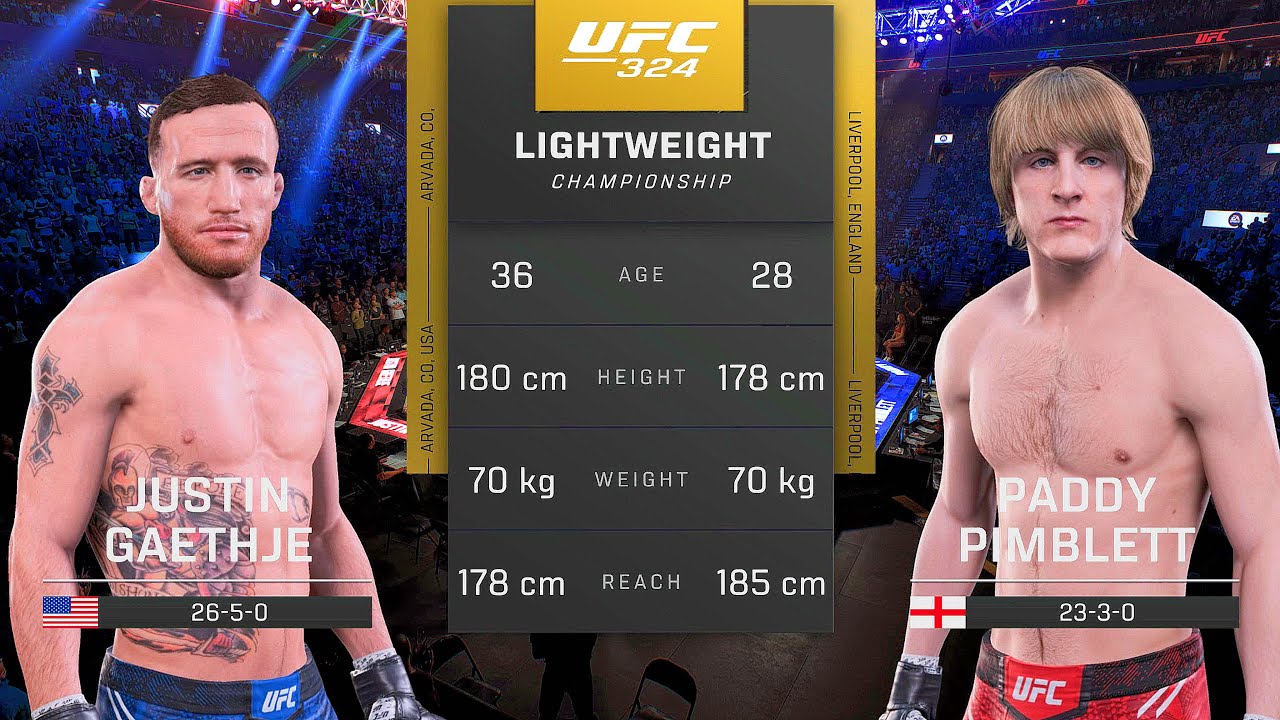 Fight Of The Year, Justin Gaethje vs Paddy Pimblett full fight ! #mma 