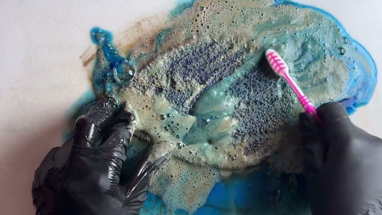 Odd-Shaped Mini Carpet Buried in Mud – Full Restoration🧹🧽 #carpetcleaning #relaxing 