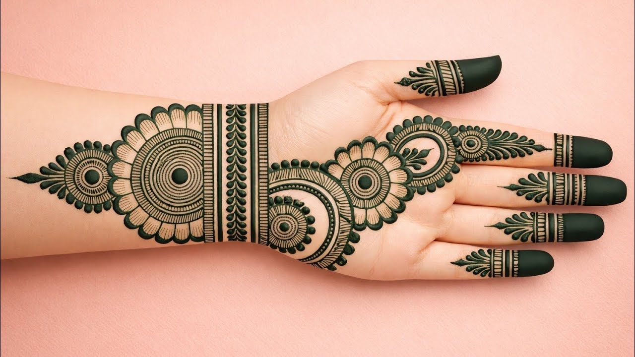 Latest and Stylish mehndi design || front hand mehndi design || mehndi ki design ||