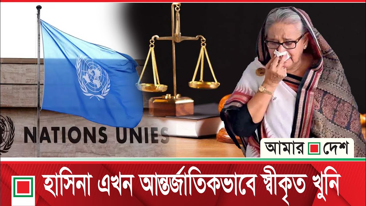 অপরাধী হাসিনাকে নিয়ে আন্তর্জাতিক চাপে ভারত | Amar Desh
