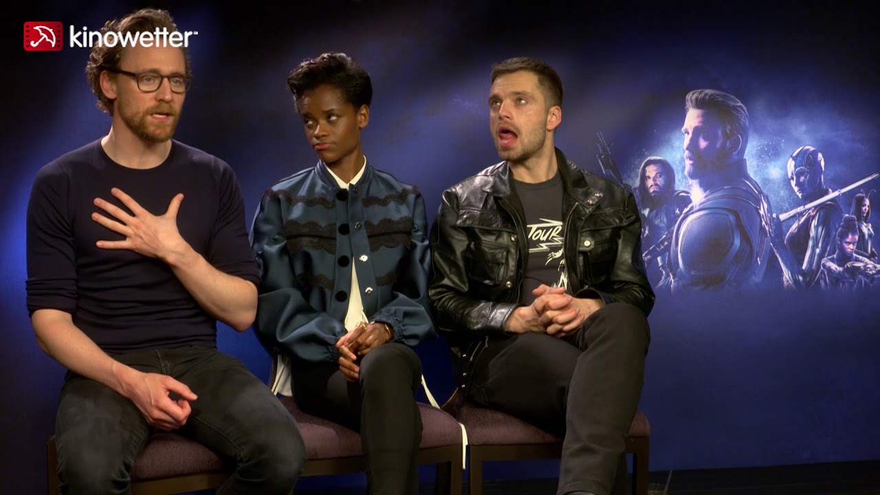 Interview Tom Hiddleston,  Letitia Wright, Sebastian Stan AVENGERS: INFINITY WAR