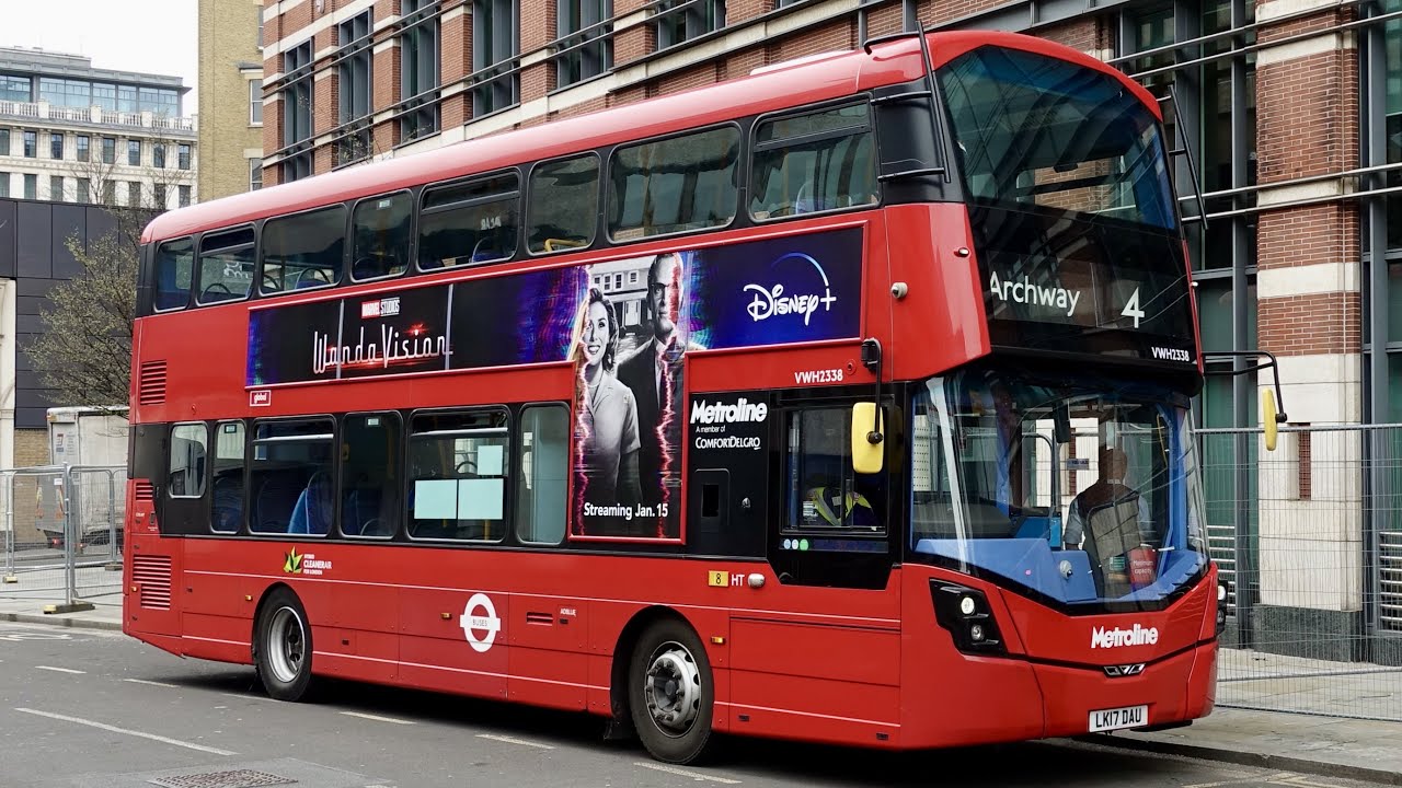 London Bus Route 4 - Archway to Blackfriars - Subtitles