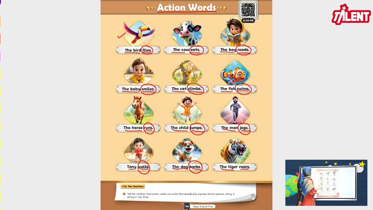 Royal English Prep|Lec 22|Action Words
