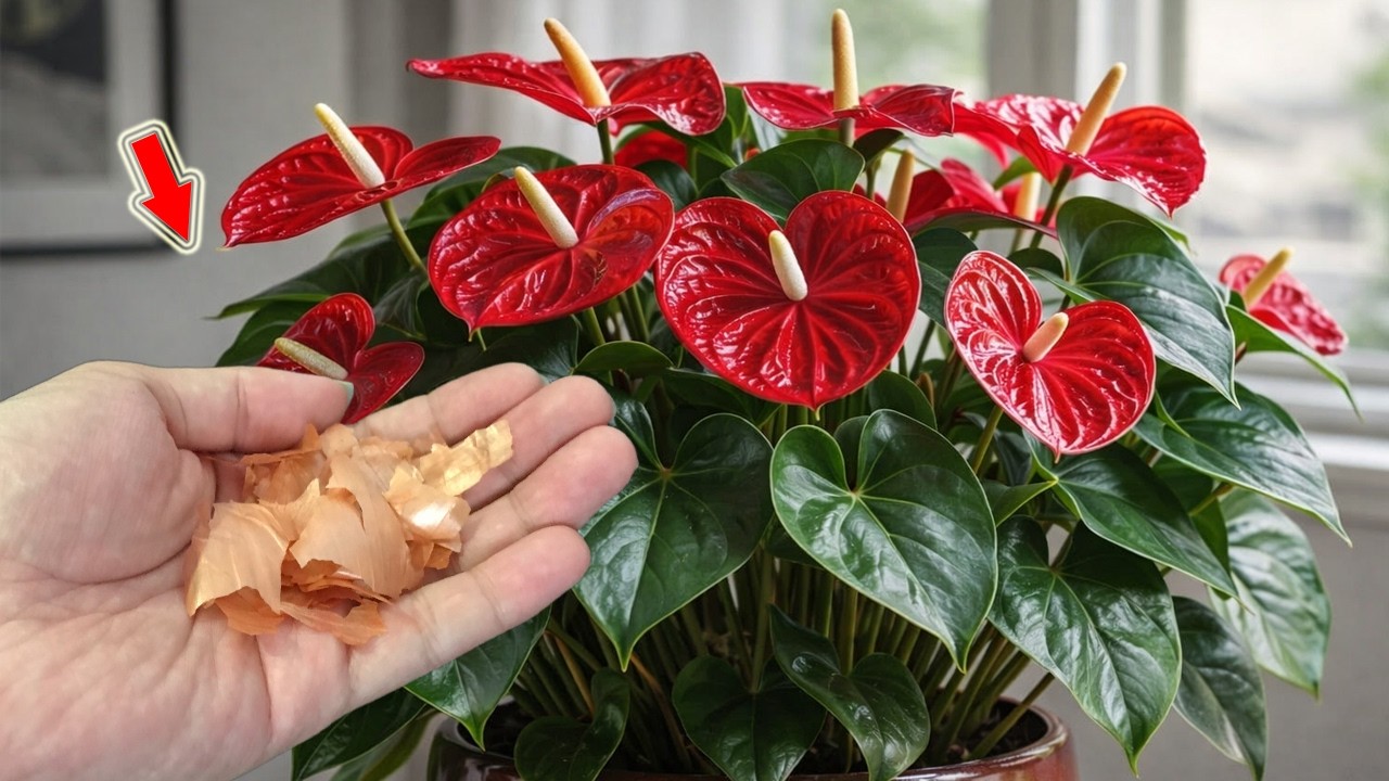 Не выбрасывайте! Это ускорит рост антуриума и обеспечит ему непрерывное цветение!