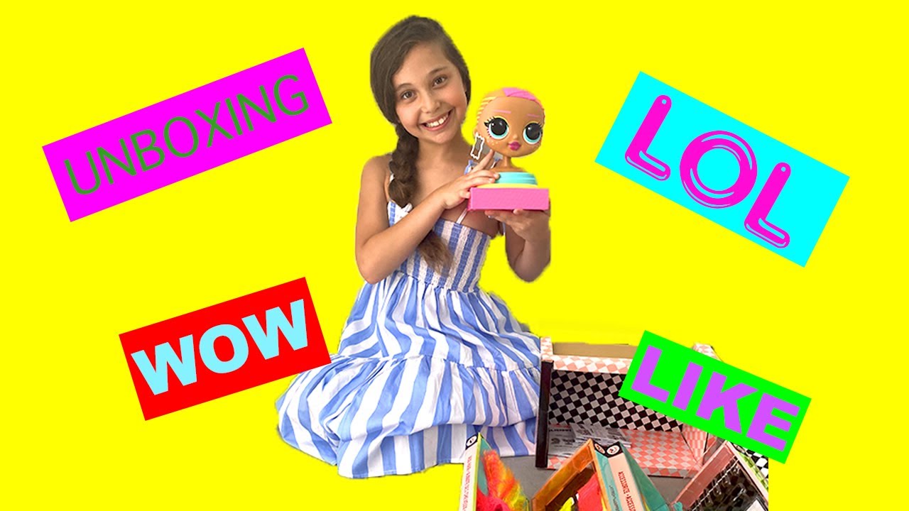 🎁פתיחה של בובת LOL המהממת- ראש גדול וצבעוני של LOL עם המון אביזרים.