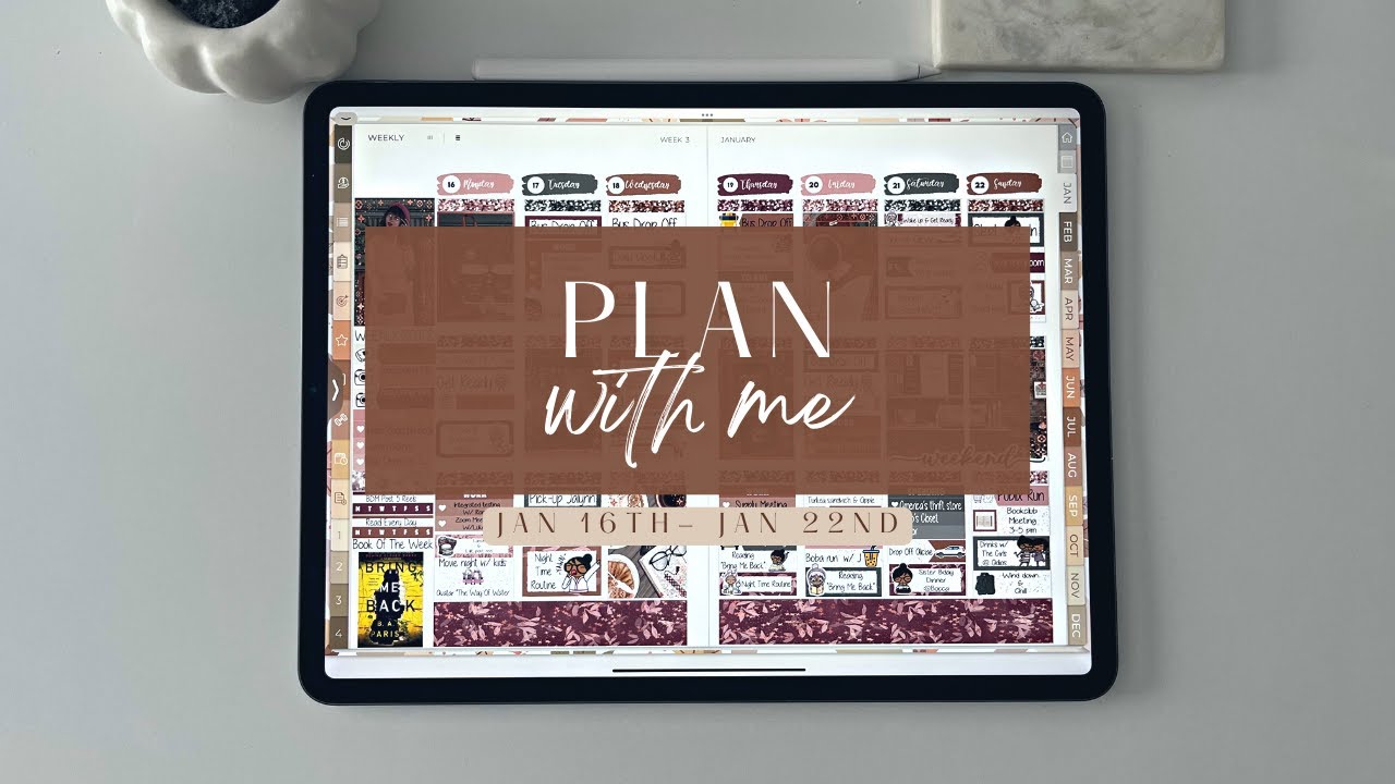 Digital Plan With Me I Ft. PinkPlannerShop