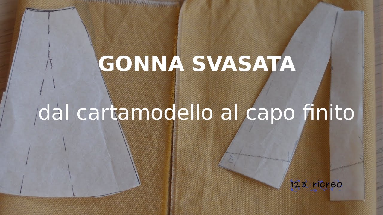Gonna Svasata: dal cartamodello al capo finito