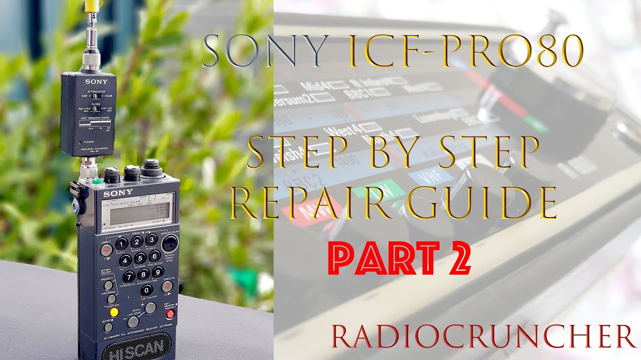Sony ICF-PRO80 repair guide: Part 2: Recapping the signal board
