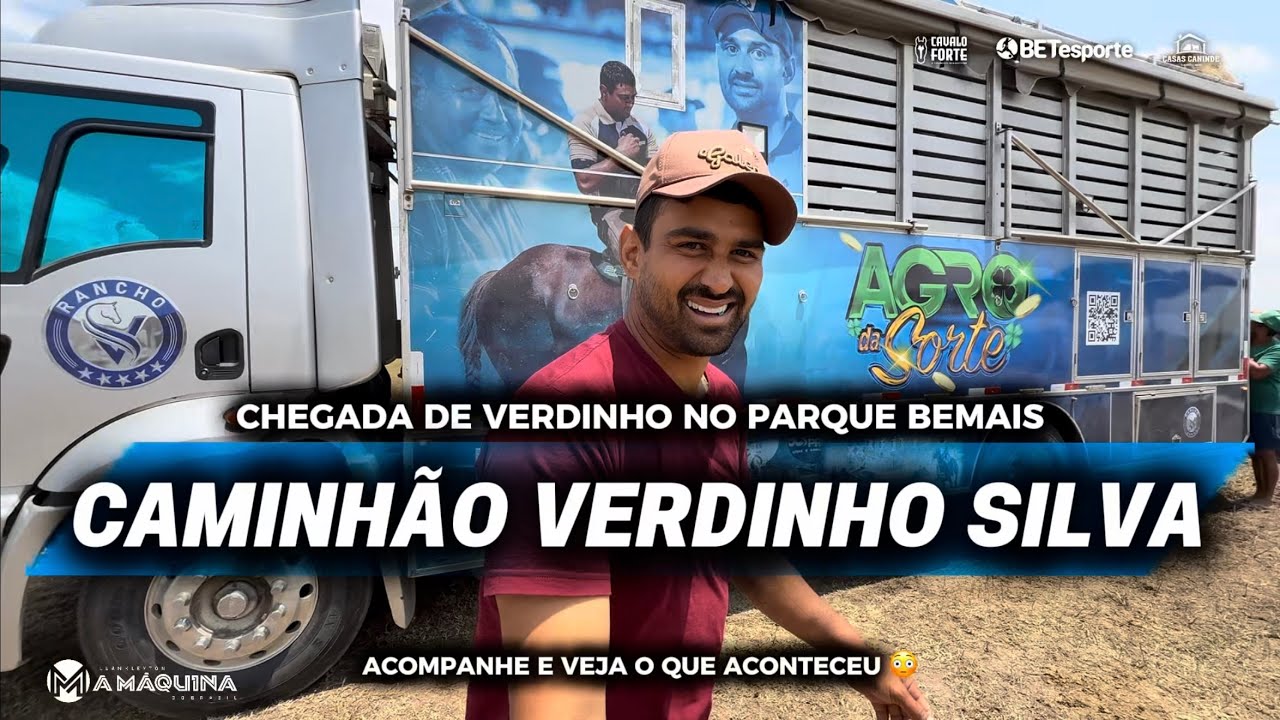 VAQUEJADA AO VIVO - VERDINHO SILVA CHEGA NA VAQUEJADA DO PARQUE BEMAIS 