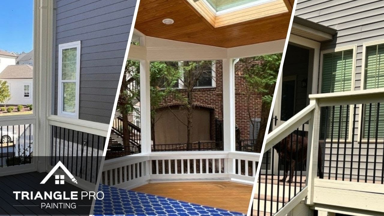 Deck Painting Raleigh NC - Triangle Pro Painting - Call (984) 464-6162