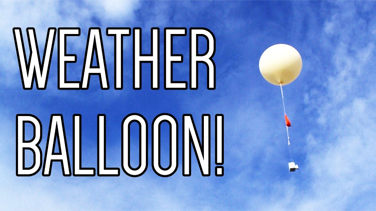Launching a weather balloon!