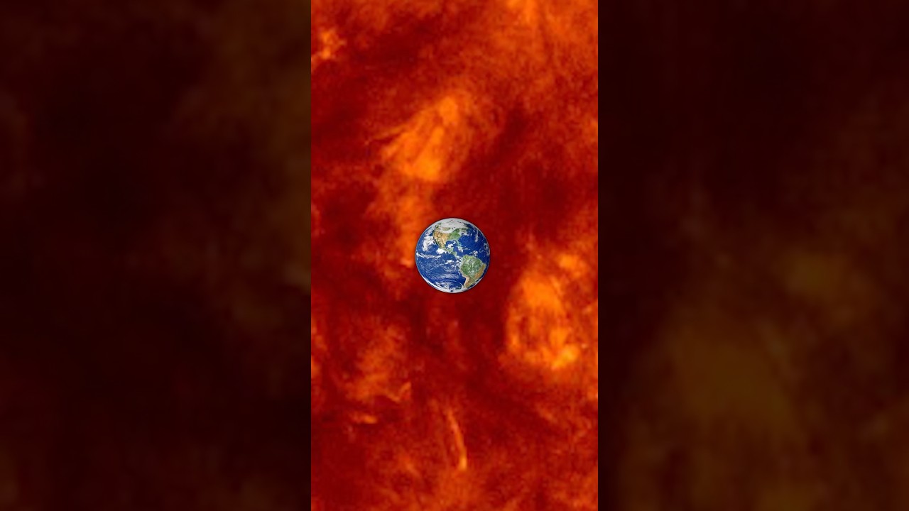 La taille de la Terre et du Soleil par rapport &agrave; Alnilam #espace #univers #science #astro #nasa