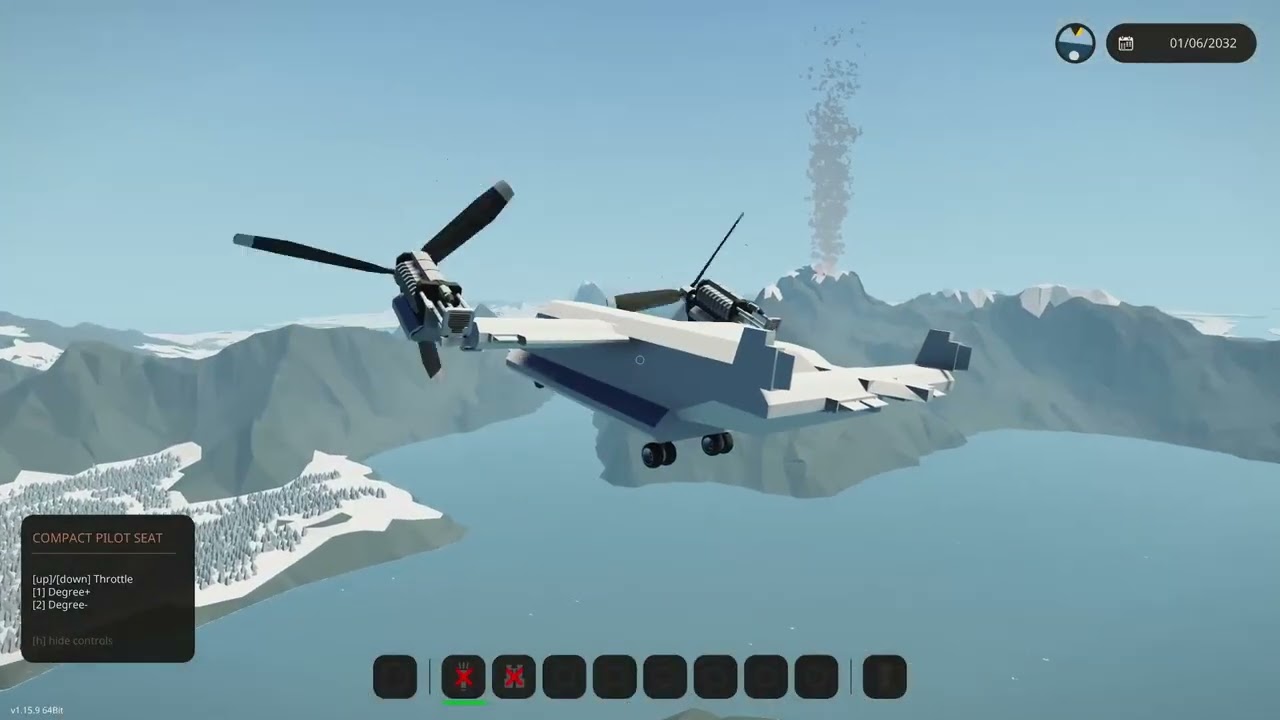 Making a VTOL in #stormworks is HARD